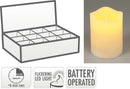 LED Candle in Ivory 7cm x 9cm