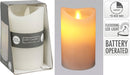 LED Candle in Ivory 7.5cm x 13cm