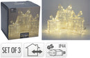 Light Up Christmas Gift Boxes - Set of 3