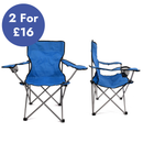 Camping Chair Blue & Black