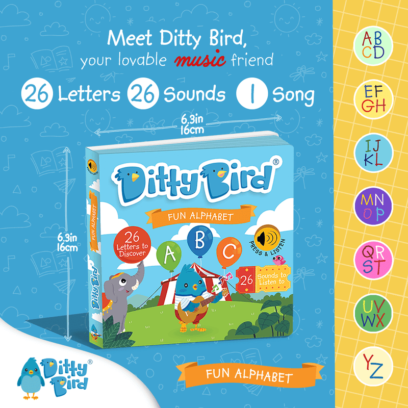 Ditty Bird ABC Fun Alphabet Sound Book