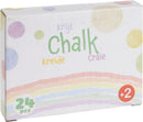 Coloured Chalk 24 Pack
