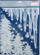 Snow Effect Window Stickers Assorted