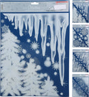 Snow Effect Window Stickers Assorted