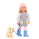 Our Generation Doll Meagan & Dog