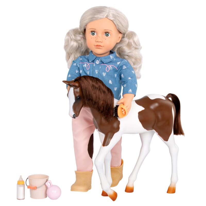 Our Generation Doll Yanira & Horse Foal