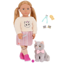 Our Generation Doll Sheela & Kitten Sammy