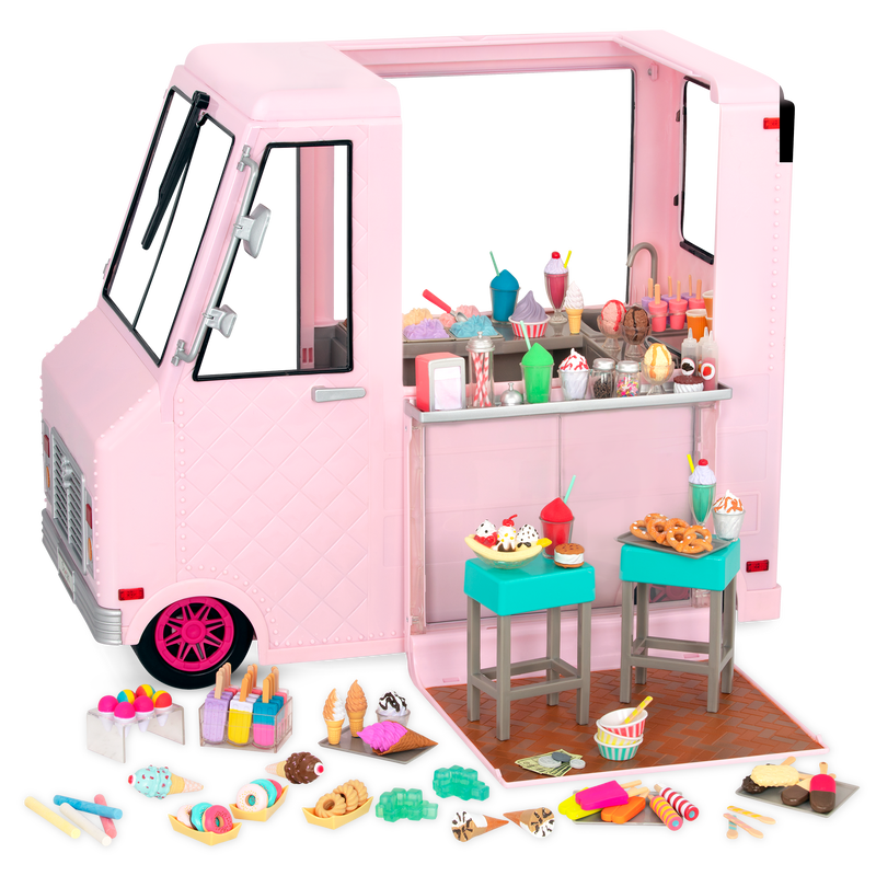 Our Generation Pink Sweet Stop Ice Cream Truck