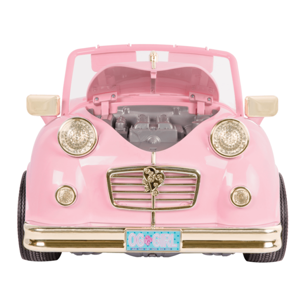 Our Generation Pink Retro Car JAC Stores IOM