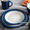 Foundry 16 Piece Blue Dinnerware Set