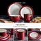 Foundry 16 Piece Red Dinnerware Set