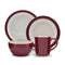 Foundry 16 Piece Red Dinnerware Set