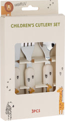 Kids Jungle Cutlery Set - Assorted