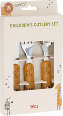 Kids Jungle Cutlery Set - Assorted
