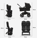 Bugaboo Donkey 5 Twin Carrycot & Seat Pushchair - Grey Melange