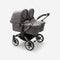 Bugaboo Donkey 5 Twin Carrycot & Seat Pushchair - Grey Melange