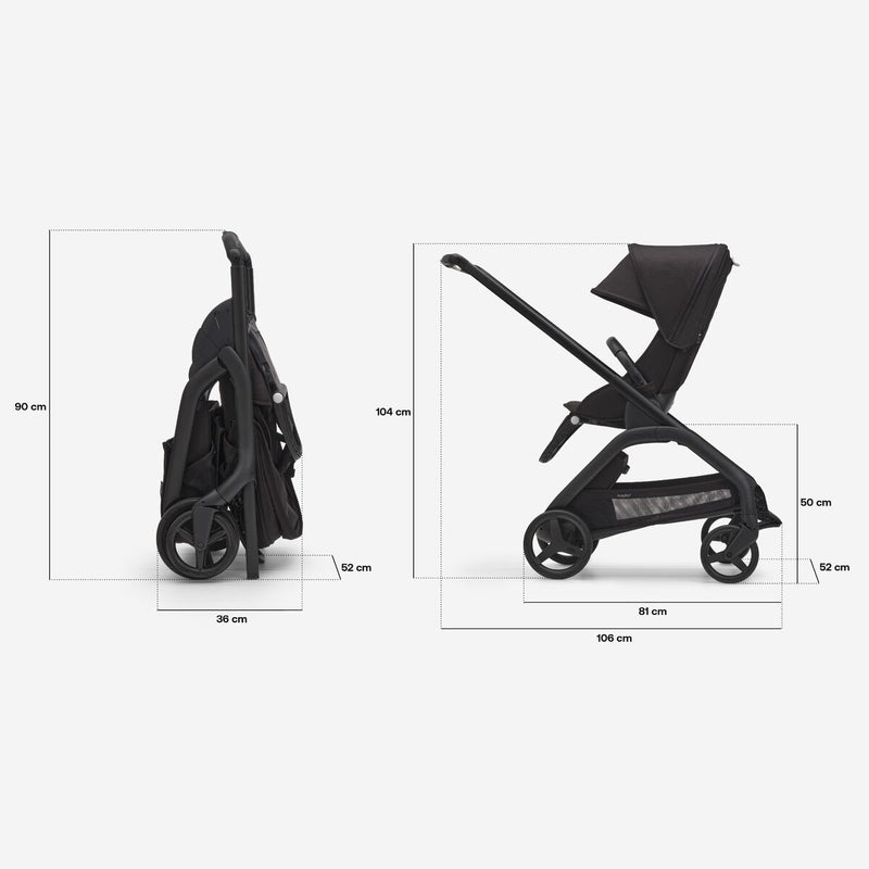 Bugaboo Dragonfly Complete Stroller - Grey Melange