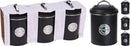 Black Tea, Coffee & Sugar Cannister Set