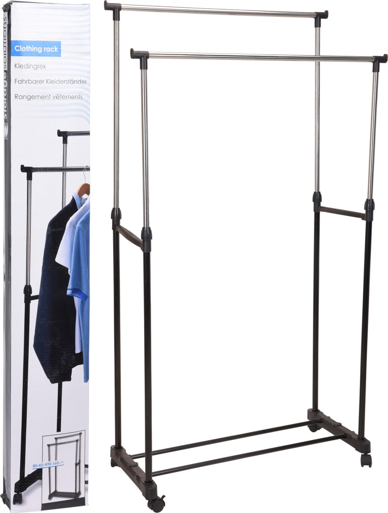 Double Clothes Rail