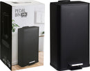 Black 30L Metal Pedal Bin