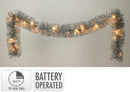 LED Tinsel 2.7m - Silver