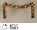 LED Tinsel 2.7m - Champagne