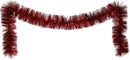 LED Tinsel 2.7m - Red