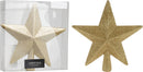 Star Christmas Tree Topper Gold