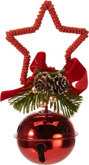 Decorative Christmas Bell Assorted - Red