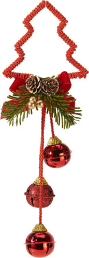 Decorative Christmas Bell Assorted - Red