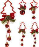 Decorative Christmas Bell Assorted - Red
