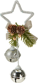 Decorative Christmas Bell Assorted - Silver