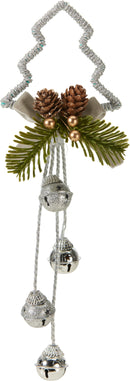 Decorative Christmas Bell Assorted - Silver