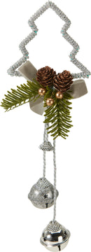 Decorative Christmas Bell Assorted - Silver