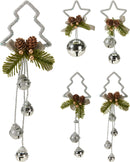 Decorative Christmas Bell Assorted - Silver