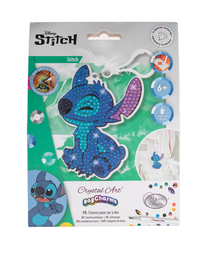 Crystal Art Bag Charm Kit - Stitch