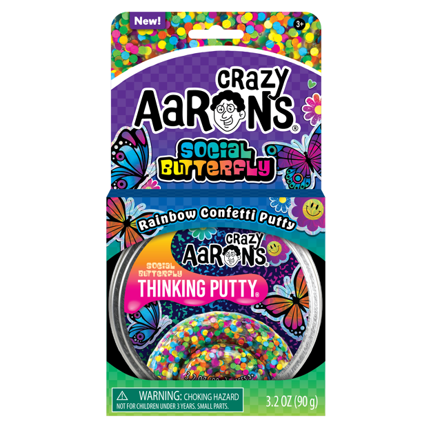 Crazy Aaron's Thinking Putty - Social Butterfly