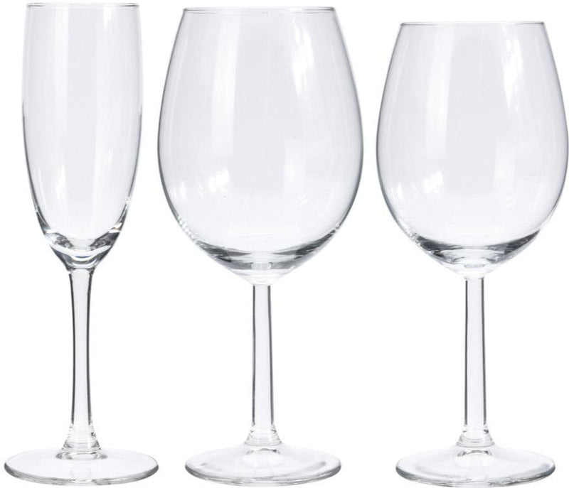 Wine & Champagne Glasses 18 Pack