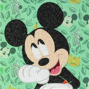 Crystal Art Card 18cm x 18cm - Mickey Mouse