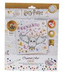 Crystal Art Card 18cm x 18cm - Harry Potter Hogwarts & Hedwig