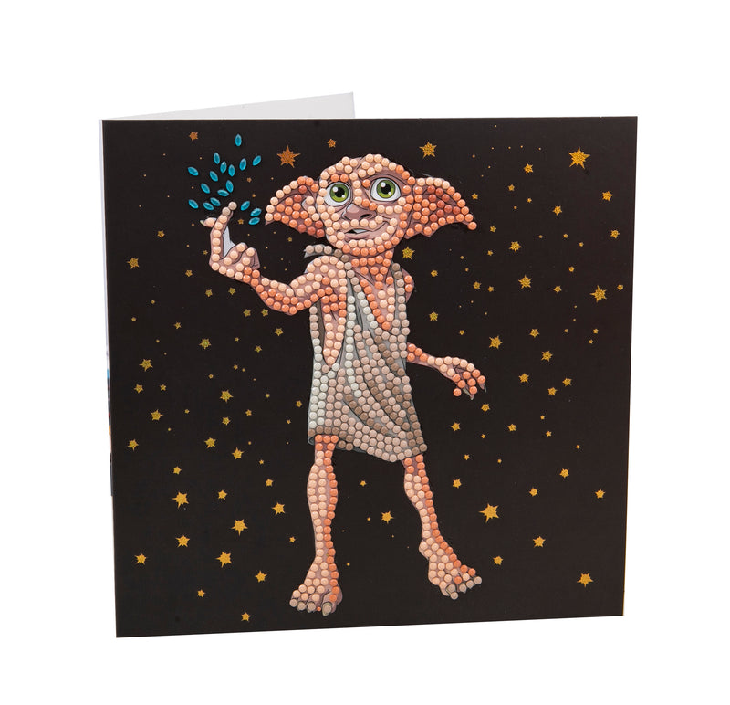 Crystal Art Card 18cm x 18cm - Harry Potter Dobby Elf