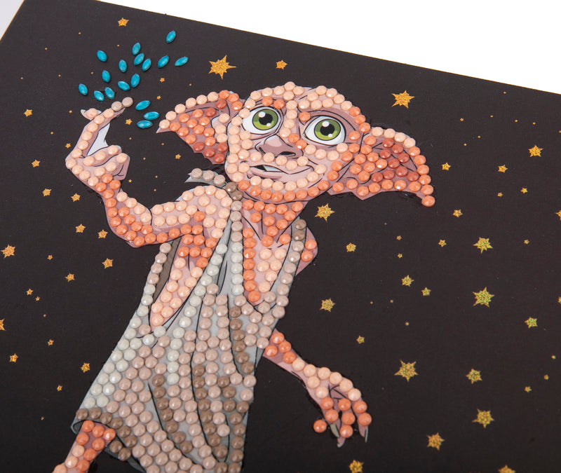 Crystal Art Card 18cm x 18cm - Harry Potter Dobby Elf