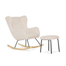 Marley Nursing Chair & Footstool - Beige