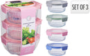 Glass Storage Container 640ml - 3 Pack