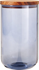 Blue Glass Storage Jar 1.8L