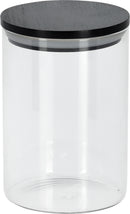 Storage Jar With Black Lid 575ml
