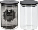 Storage Jar With Black Lid 575ml
