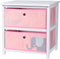 2 Drawer Storage Cabinet - Assorted Colours