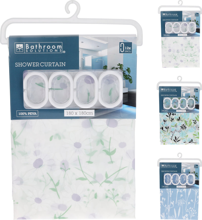 Floral Shower Curtain - Assorted