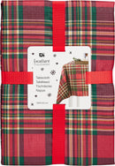 Tartan Christmas Tablecloth 180x130cm Assorted
